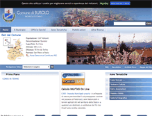 Tablet Screenshot of comune.burolo.to.it